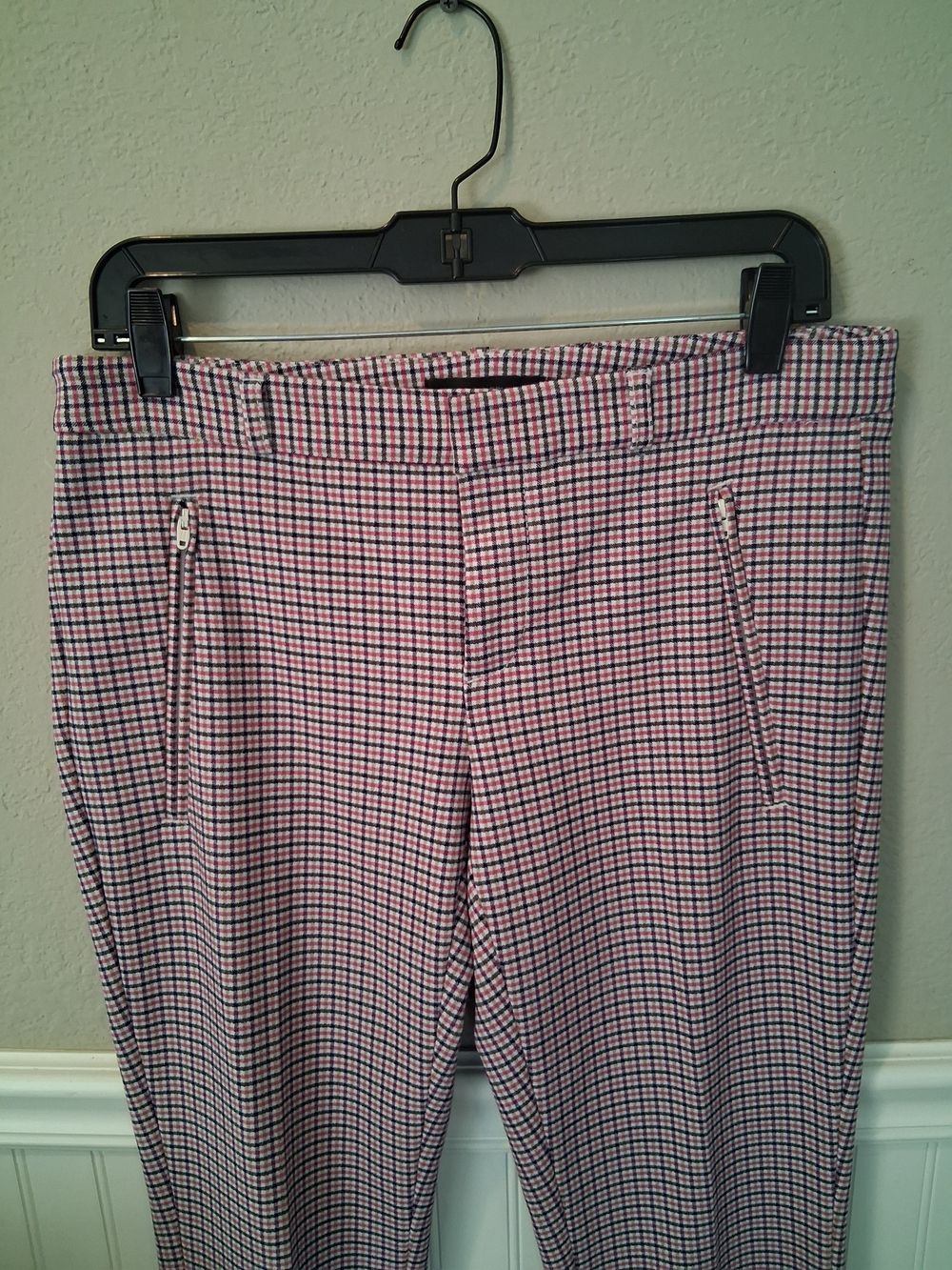 NWOT Bannana Republic Patterned Dress Pants - Pink/Black